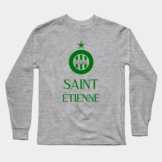 Saint Étienne Green 2 Long Sleeve T-Shirt by VRedBaller